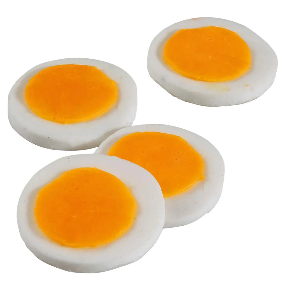 Imitación De Rodajas De Huevo, 4 Piezas