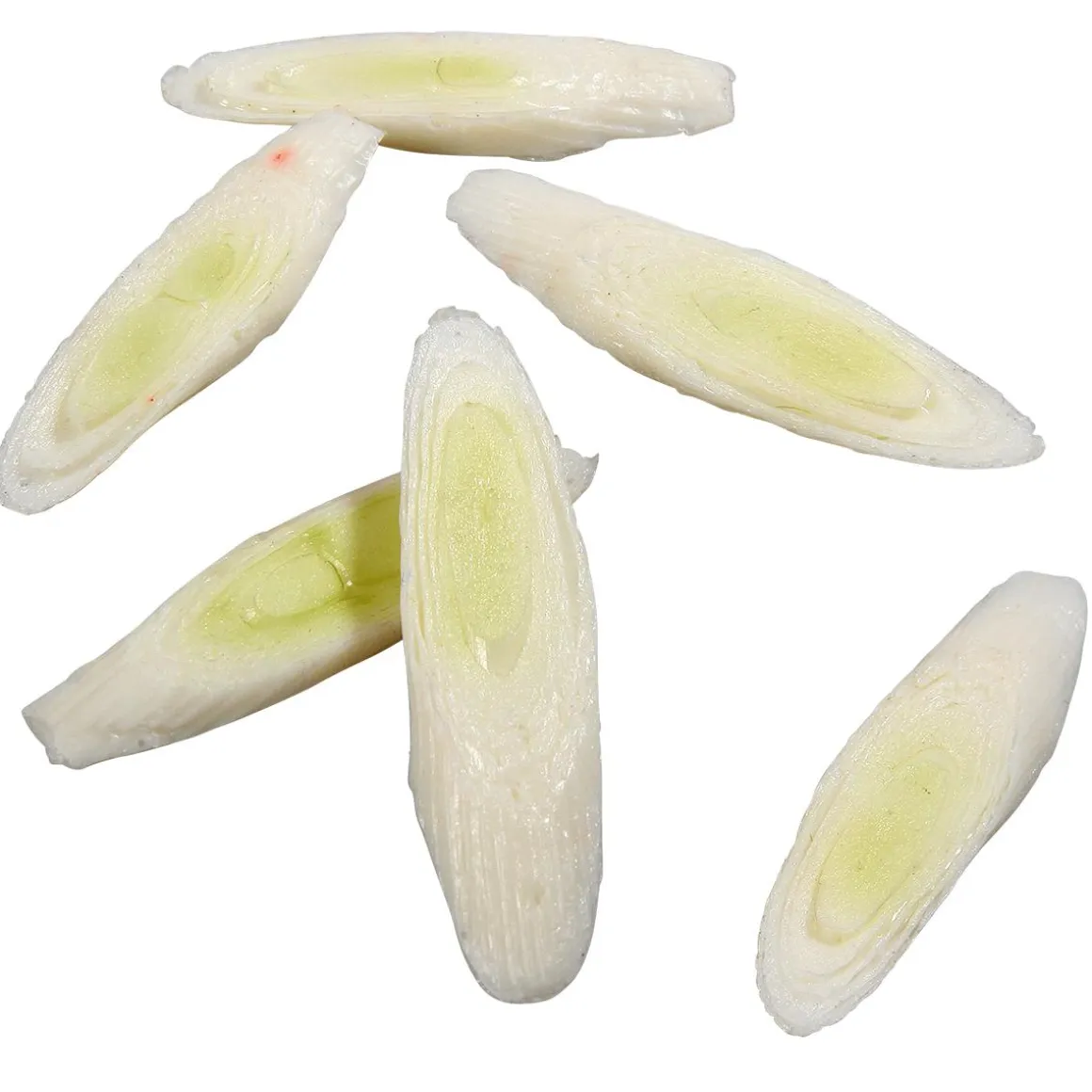 Imitación De Rodajas De Puerro, 6 Piezas