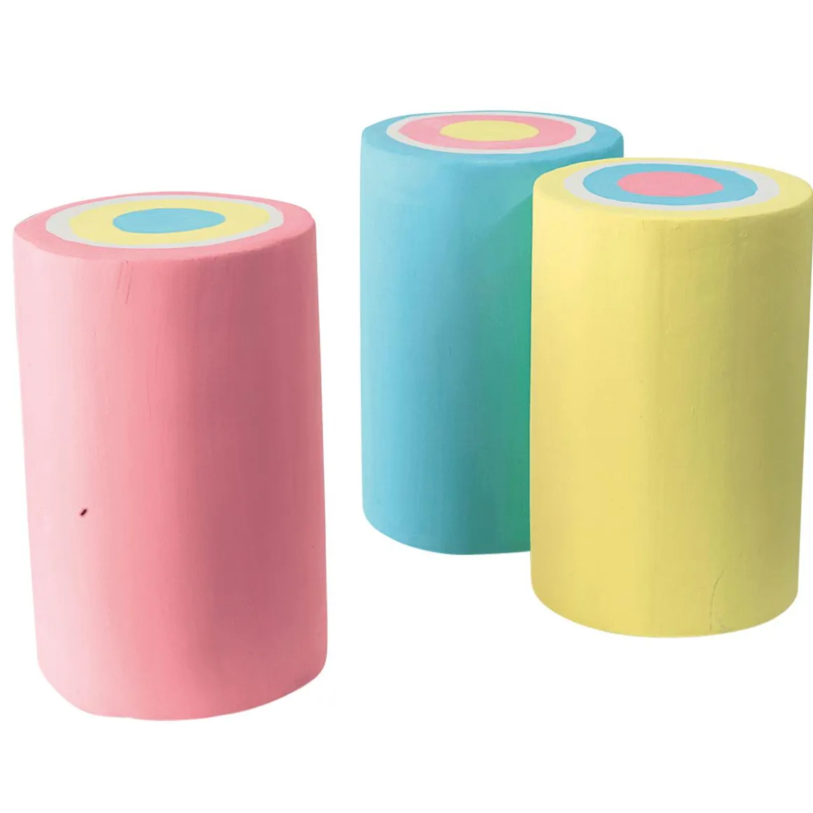 Imitación De Rollos De Malvavisco 16 Cm, 3 Piezas