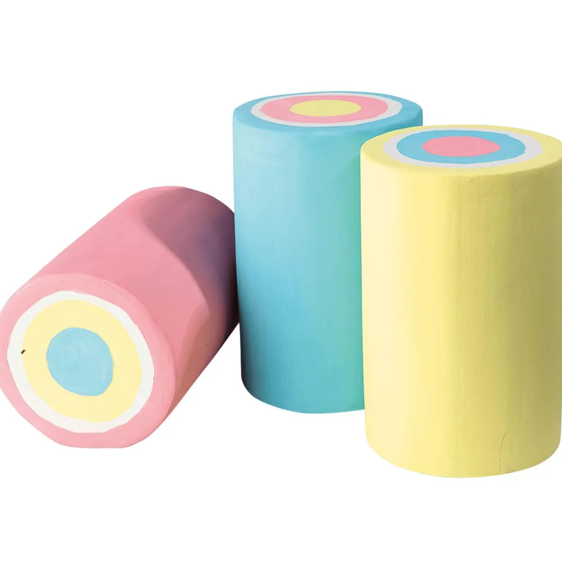 Imitación De Rollos De Malvavisco 16 Cm, 3 Piezas