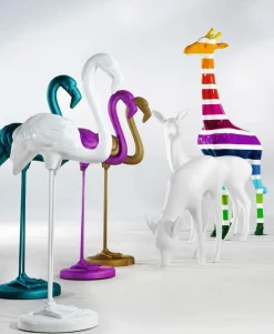 Jirafa Decorativa Altura 190 Cm, Multicolor