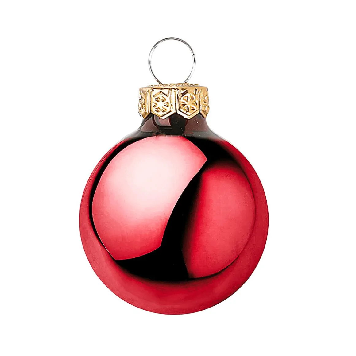Juego De Bolas De Navidad De Cristal 9 Piezas En Caja Rojo