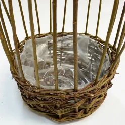 Juego De Cestas De Mimbre 4pcs.