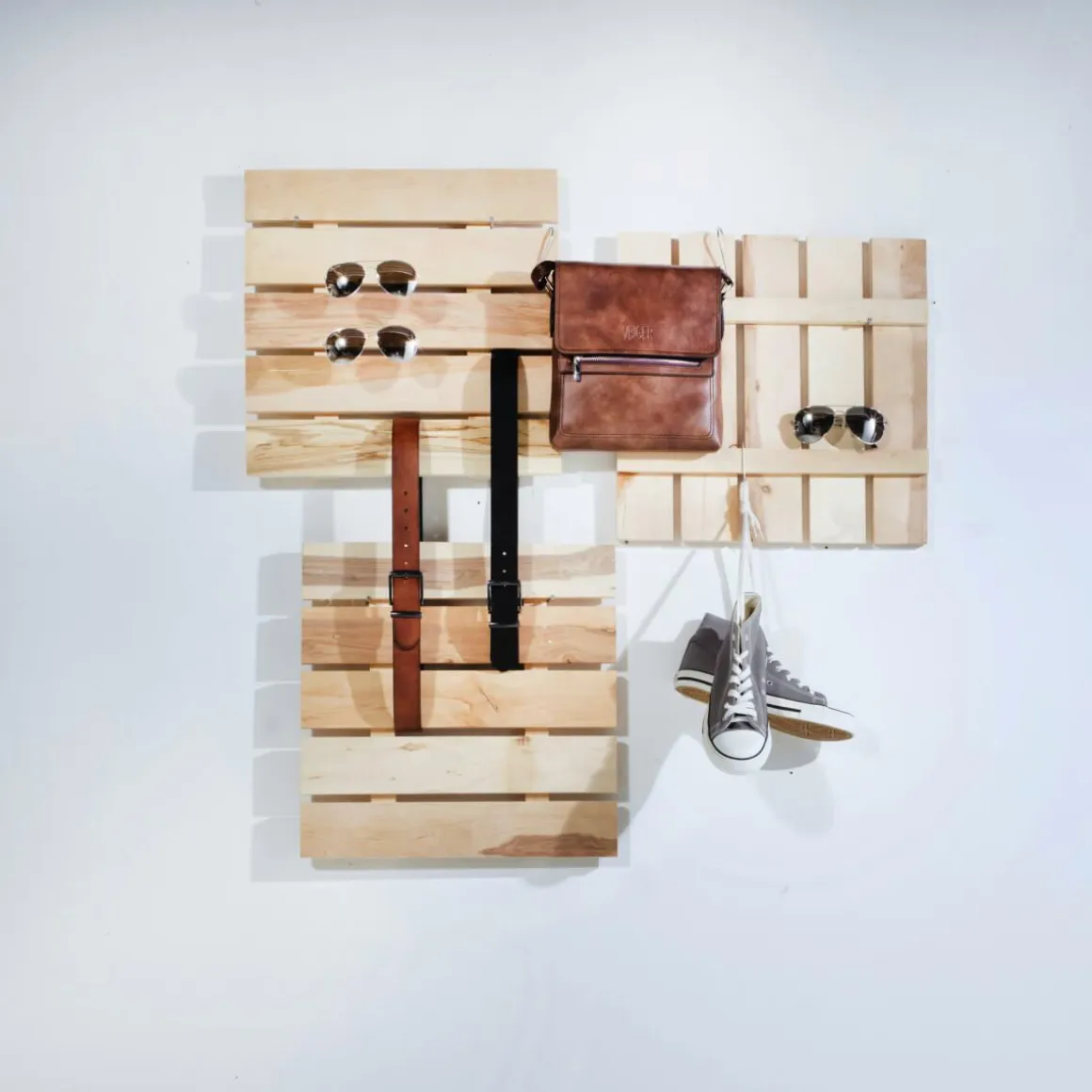 Juego De Paletas De Madera 45 X 45 Cm, 3 Piezas