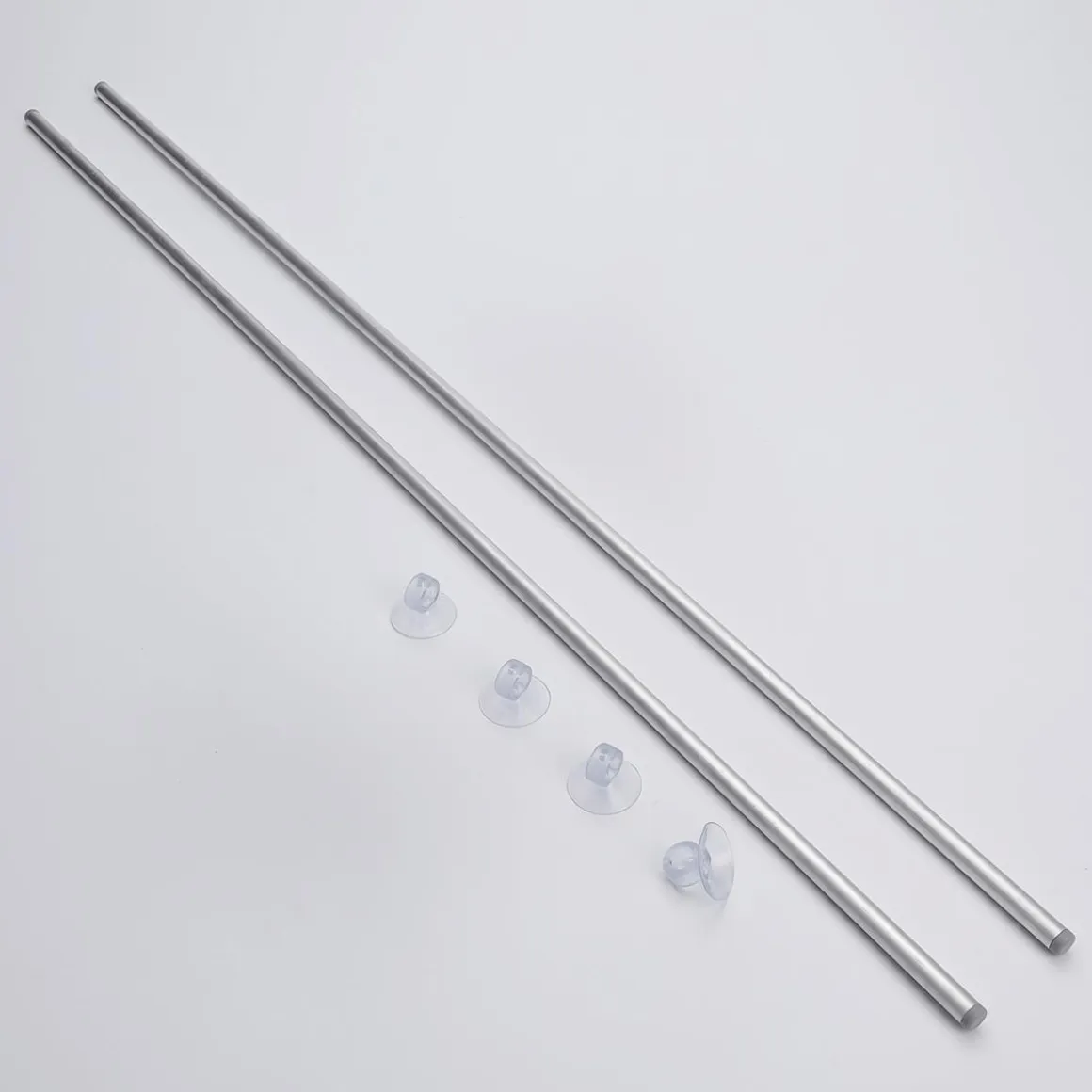 Juego De Varillas Para Colgar Banderolas De Tela Para Superficies De Cristal 79 Cm