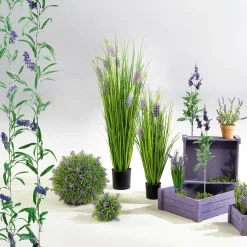 Lavanda Decorativa Con Maceta, 23 Cm