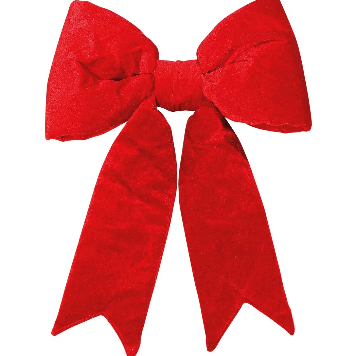 Lazo De Navidad De Terciopelo Rojo Longitud 40 Cm