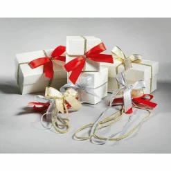 Lazo Decorativo Dorado 40 Cm, 100 Piezas