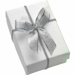 Lazo Decorativo Plateado 40 Cm, 100 Piezas