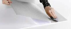 Lámina Adhesiva De Purpurina Plateada 50 Cm X 5 M Rollo