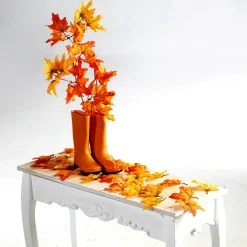Láminas De Arce, Paquete De 30, Naranja