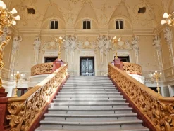 Lona XXL "Escalera Del Castillo" De Lona De Camión Ignífuga 250 X 330 Cm