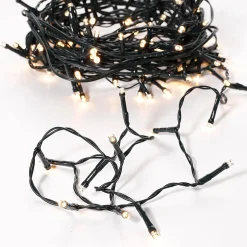 Luces De Hadas Negro 9 M, 120 LED Blanco Cálido IP44