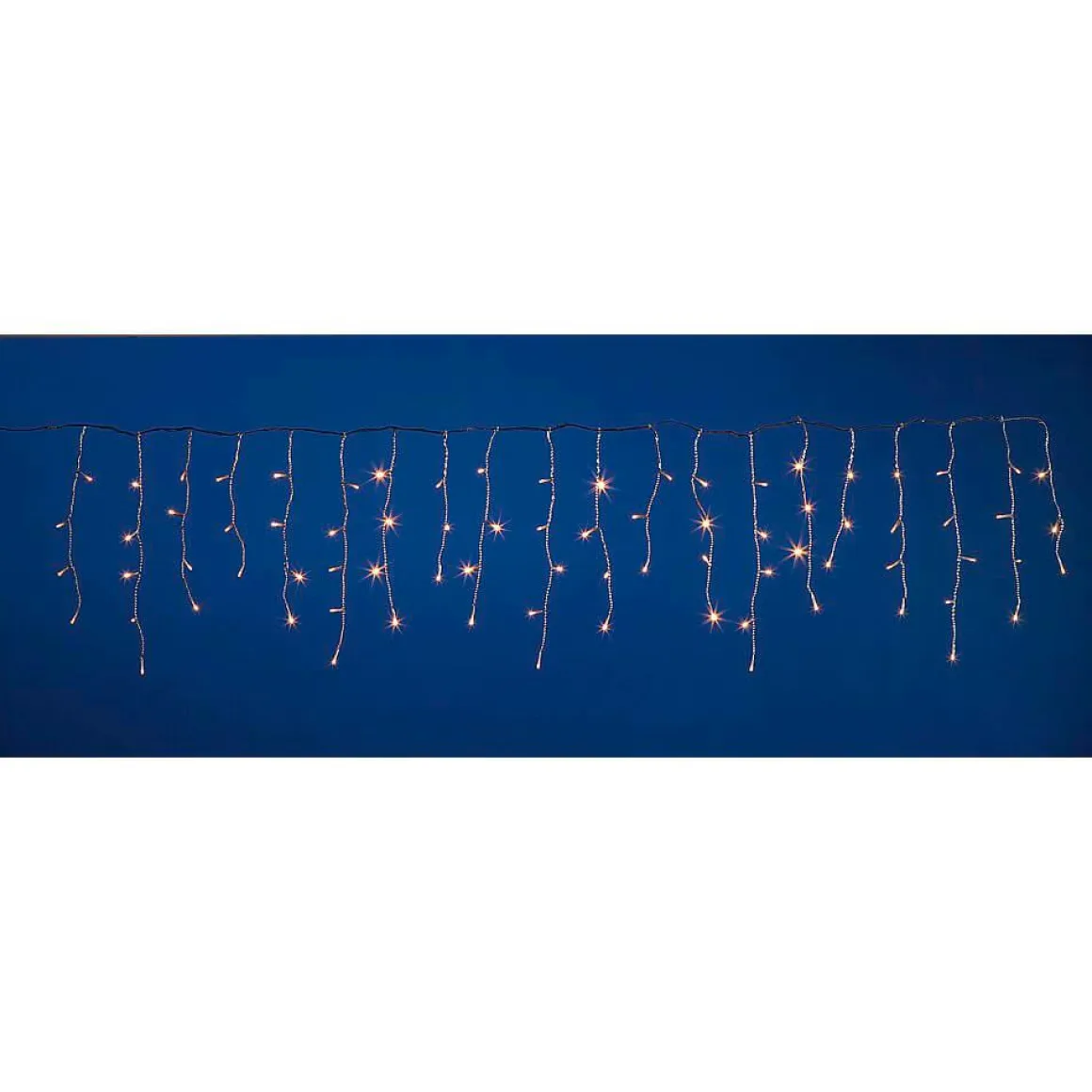 Luz Icicle Light LED 24 V Para Exteriores, 76 LED, 370 X 50 Cm