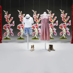 Maniquí De Costura De Mujer, 72 Cm, Color Blanco/blanco