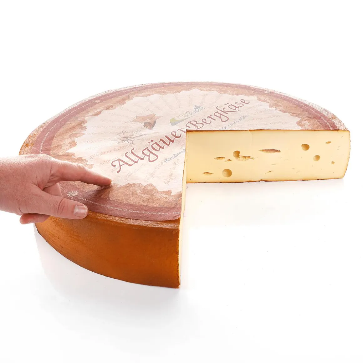 Maniquí De Pan De Queso De Montaña De Allgäu De 52 Cm De Diámetro