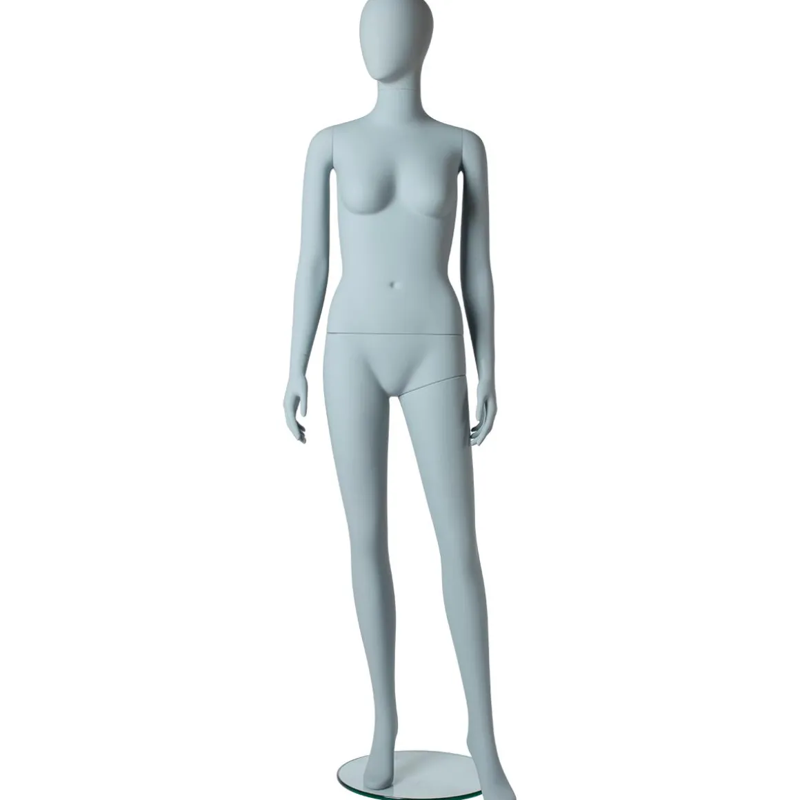 Maniquí De Señora Gris Sólido