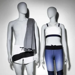 Maniquí De Señora Gris Sólido