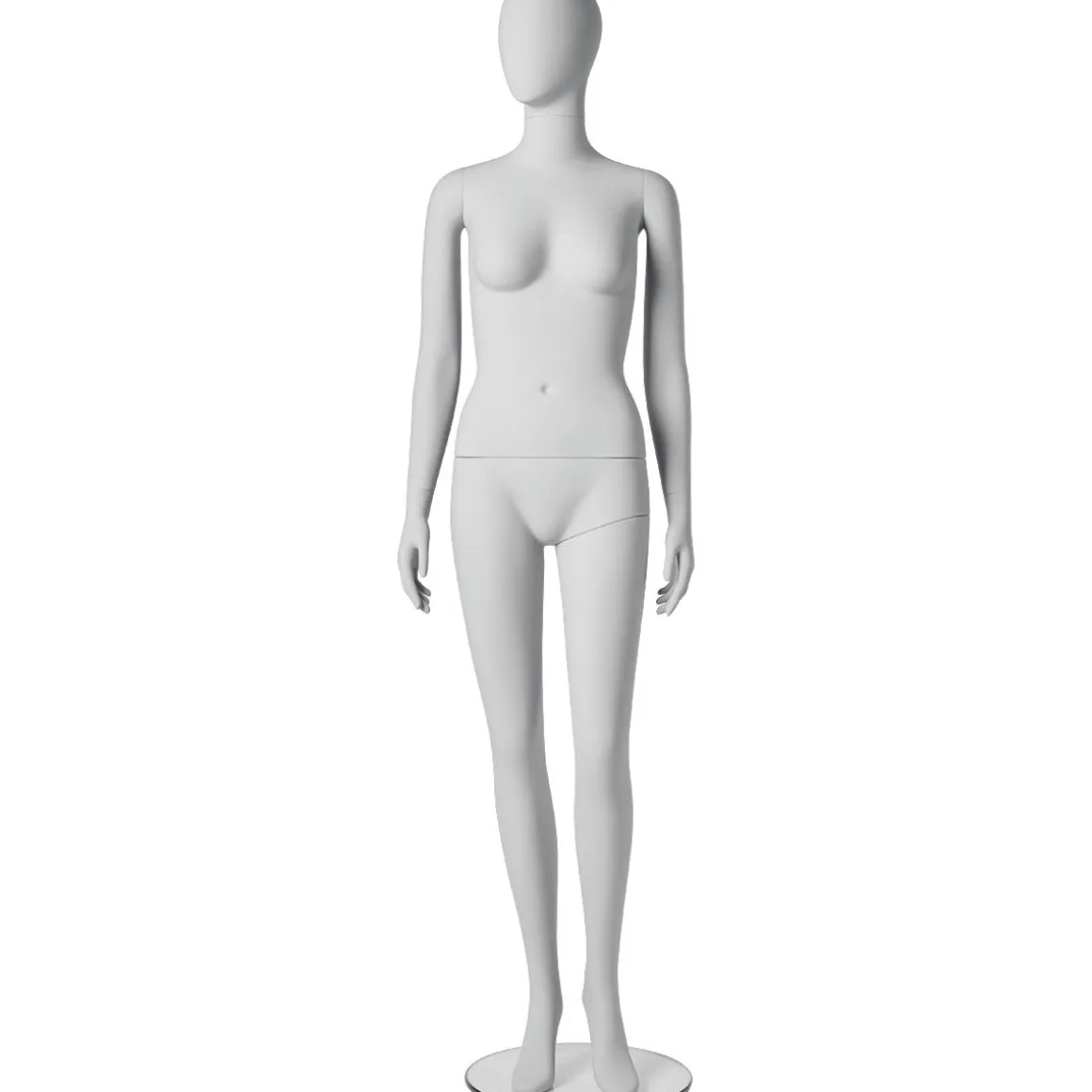 Maniquí De Señora Solid White