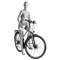 Maniquí Deportivo Mujer Ciclista, Caminante - Pierna Izquierda Levantada Y Brazos Izquierdos Flexionados