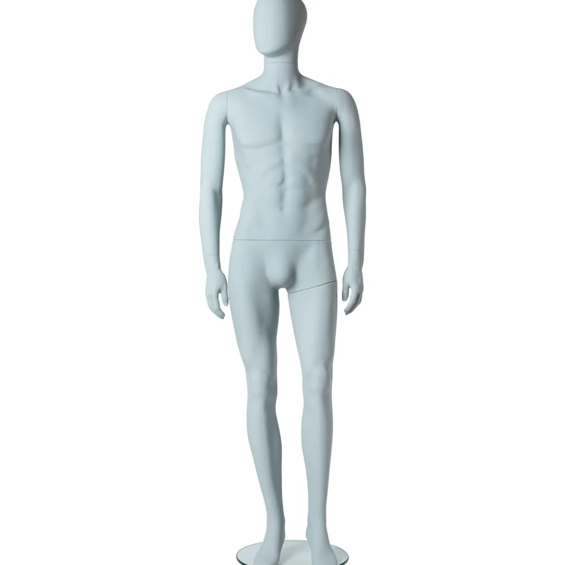 Maniquí Hombre Sólido Gris 29 Cm Ancho