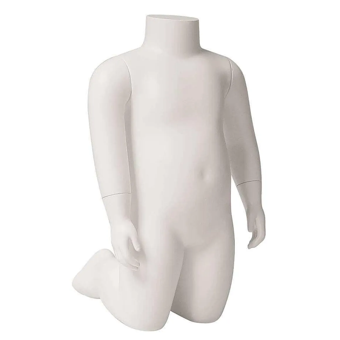 Maniquí Infantil Para Escaparate Sin Cabeza, Blanco, 2 Años