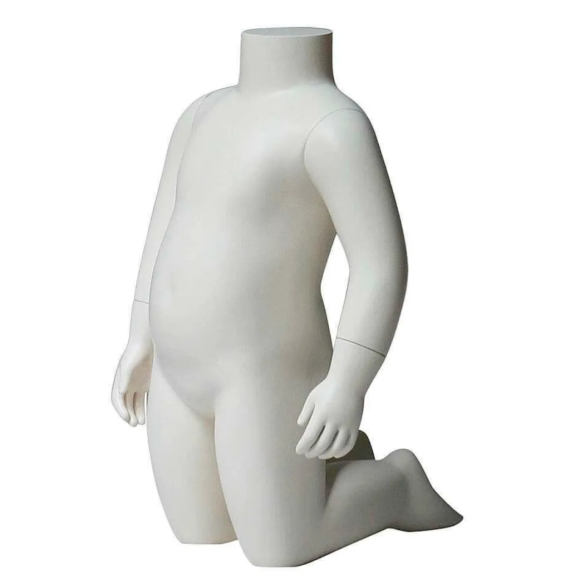 Maniquí Infantil Para Escaparate Sin Cabeza, Blanco, 2 Años