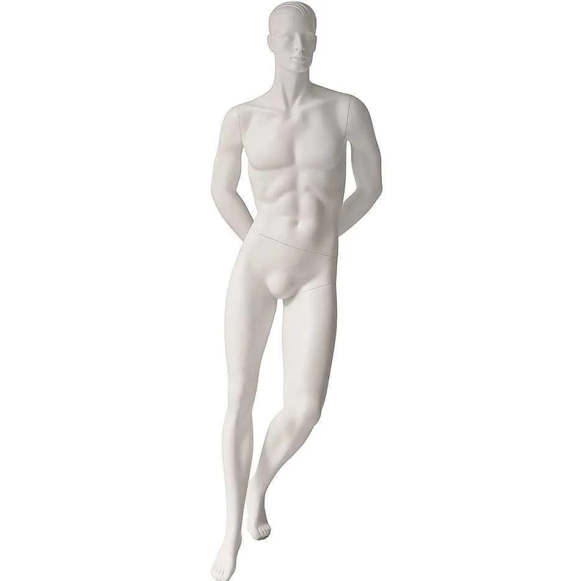 Maniquí Masculino Realista Blanco, De Pie