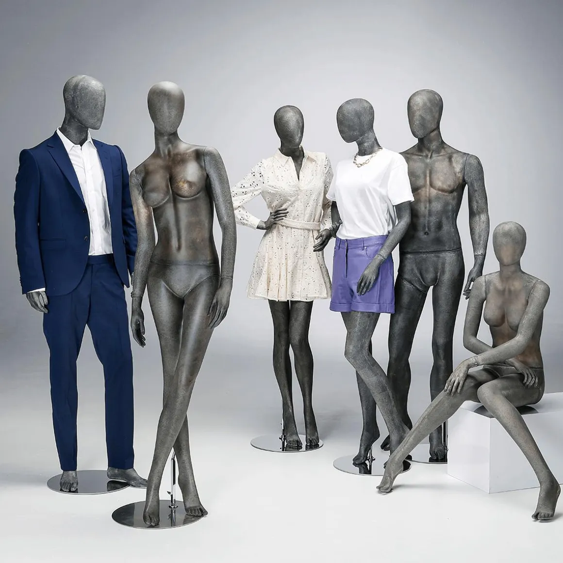 Maniquí Premium Hombre, Pierna Derecha Doblada