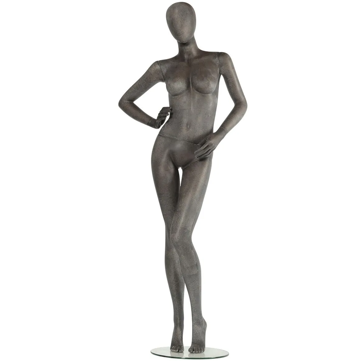 Maniquí Premium Mujer, Pierna Izquierda Y Brazo Derecho Doblados