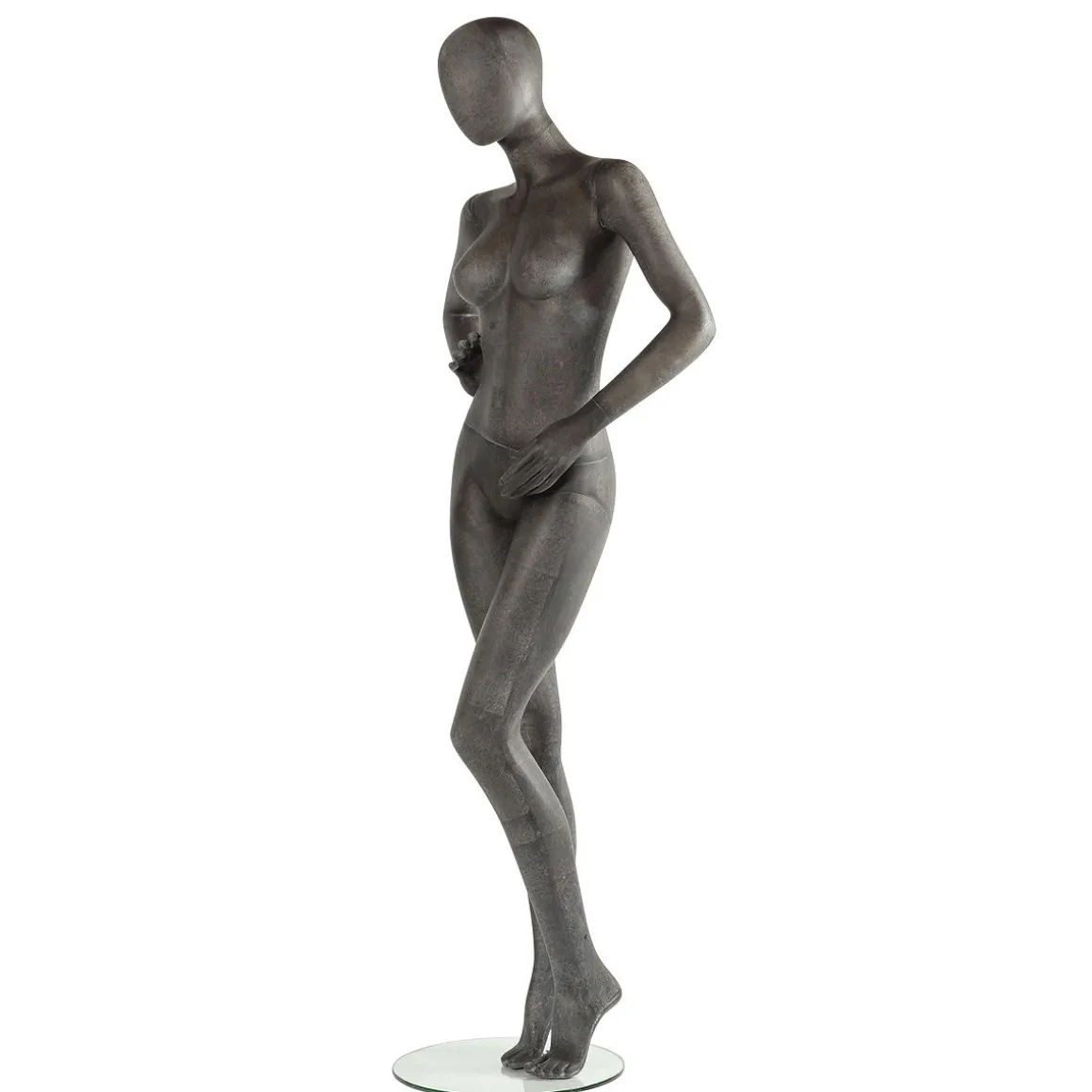 Maniquí Premium Mujer, Pierna Izquierda Y Brazo Derecho Doblados