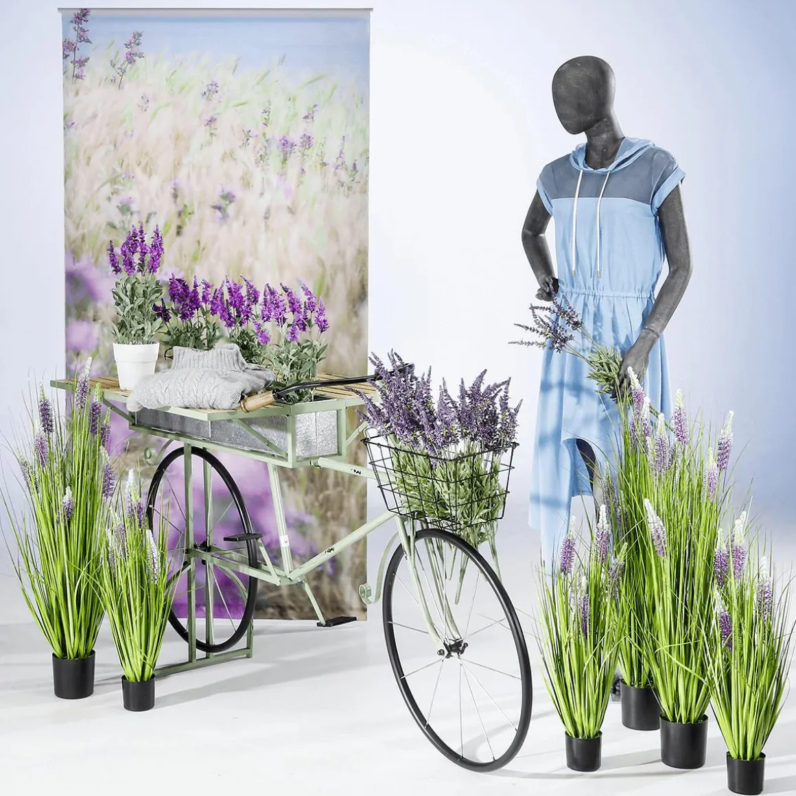 Manojo De Hierba De Lavanda Deco 55 X 25 Cm (HxA)