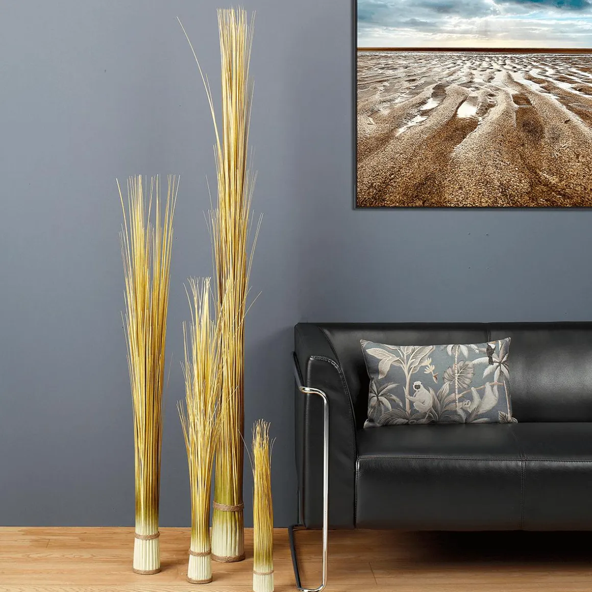 Manojo De Hierba Decorativa, Longitud 50 Cm
