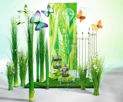 Manojo De Hierba Decorativa Extra Largo, Longitud 90 Cm