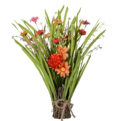 Manojo De Hierba Decorativa Mezcla De Flores De Colores 45 Cm