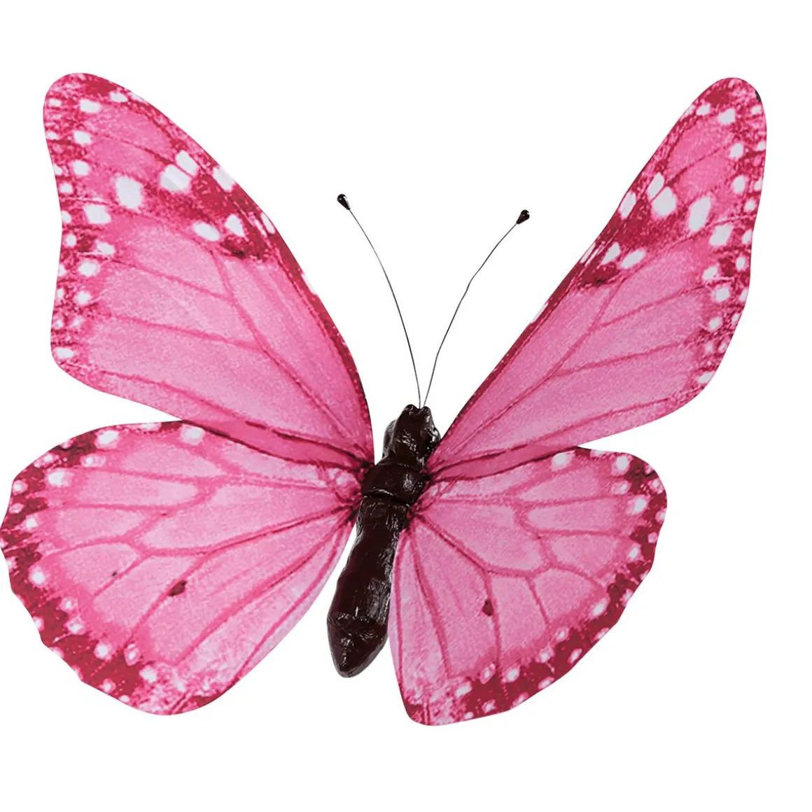 Mariposa Decorativa Rosada, 30 Cm