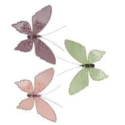 Mariposas 3 Piezas En Clip