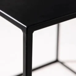 Mesa De Metal 45 X 45 Cm, Negra