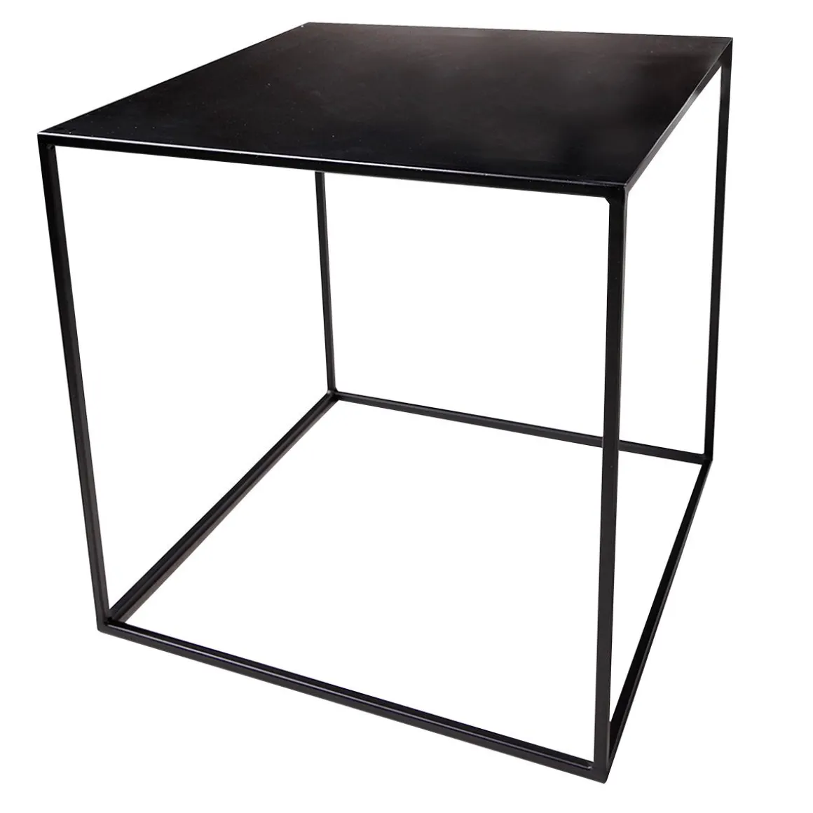 Mesa De Metal 45 X 45 Cm, Negra