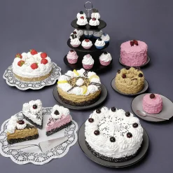 Mini Cupcakes Blancos Y Negros Food Dummies 4 Piezas