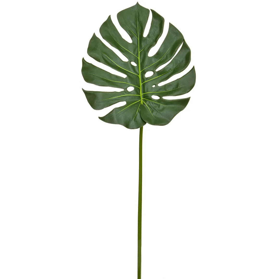Monstera Hoja Artificial Ignífuga B1, 75 Cm