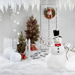 Muñeco De Nieve, Altura: 120 Cm