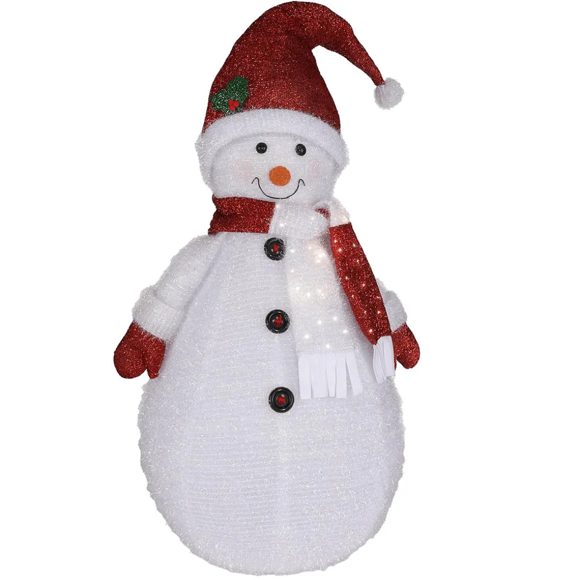 Muñeco De Nieve XL De Poliéster De 120 Cm