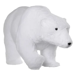 Oso Polar De Peluche Decorativo Altura 44 Cm