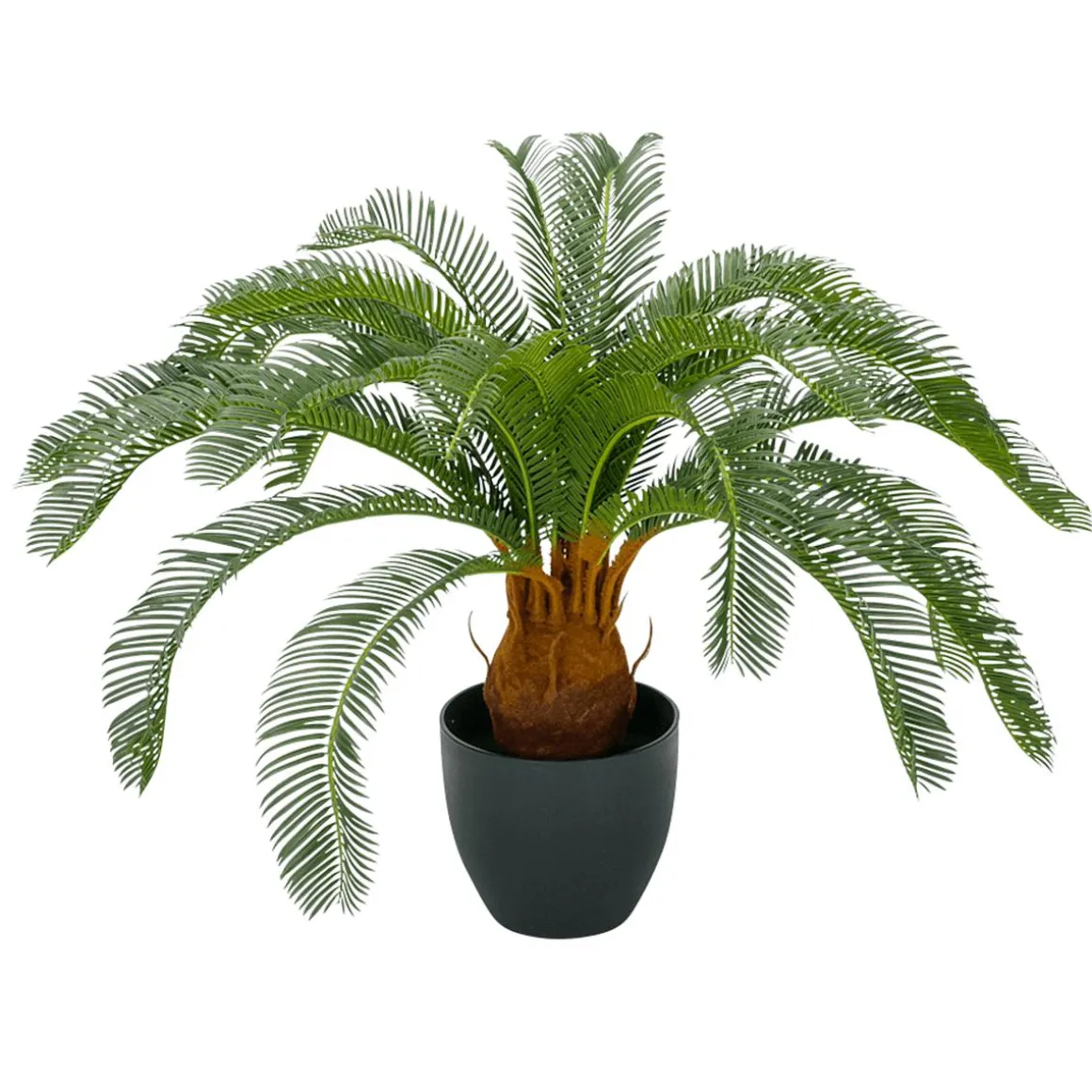 Palmera Artificial Cycas En Maceta Lista 65 Cm