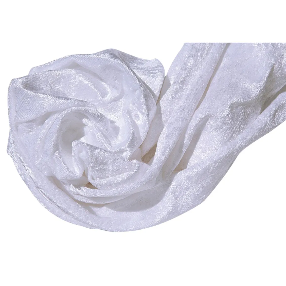 Pana Aterciopelada, Anchura: 150 Cm, Color Blanco