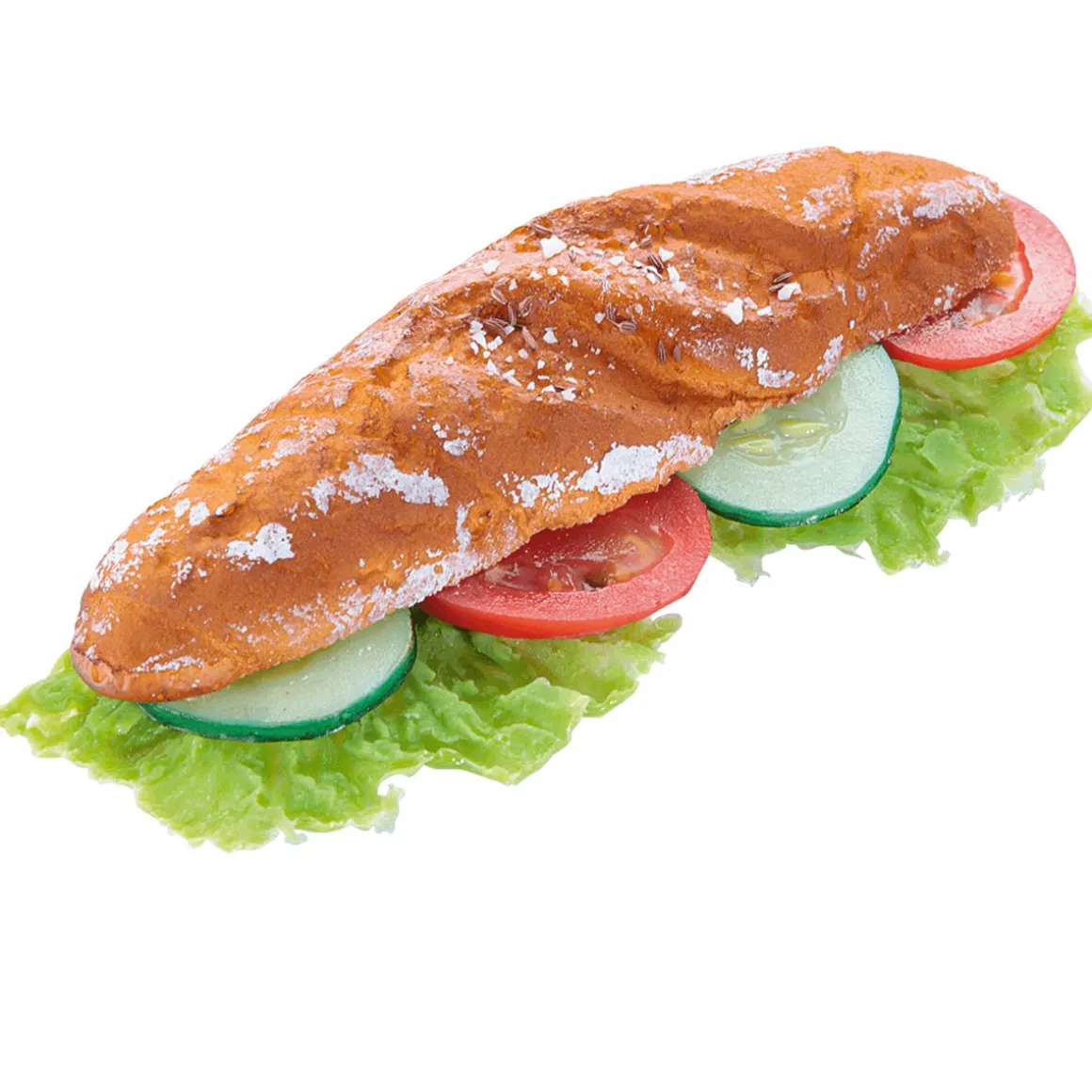 Panecillo Integral Con Ensalada Maniquí 21 Cm