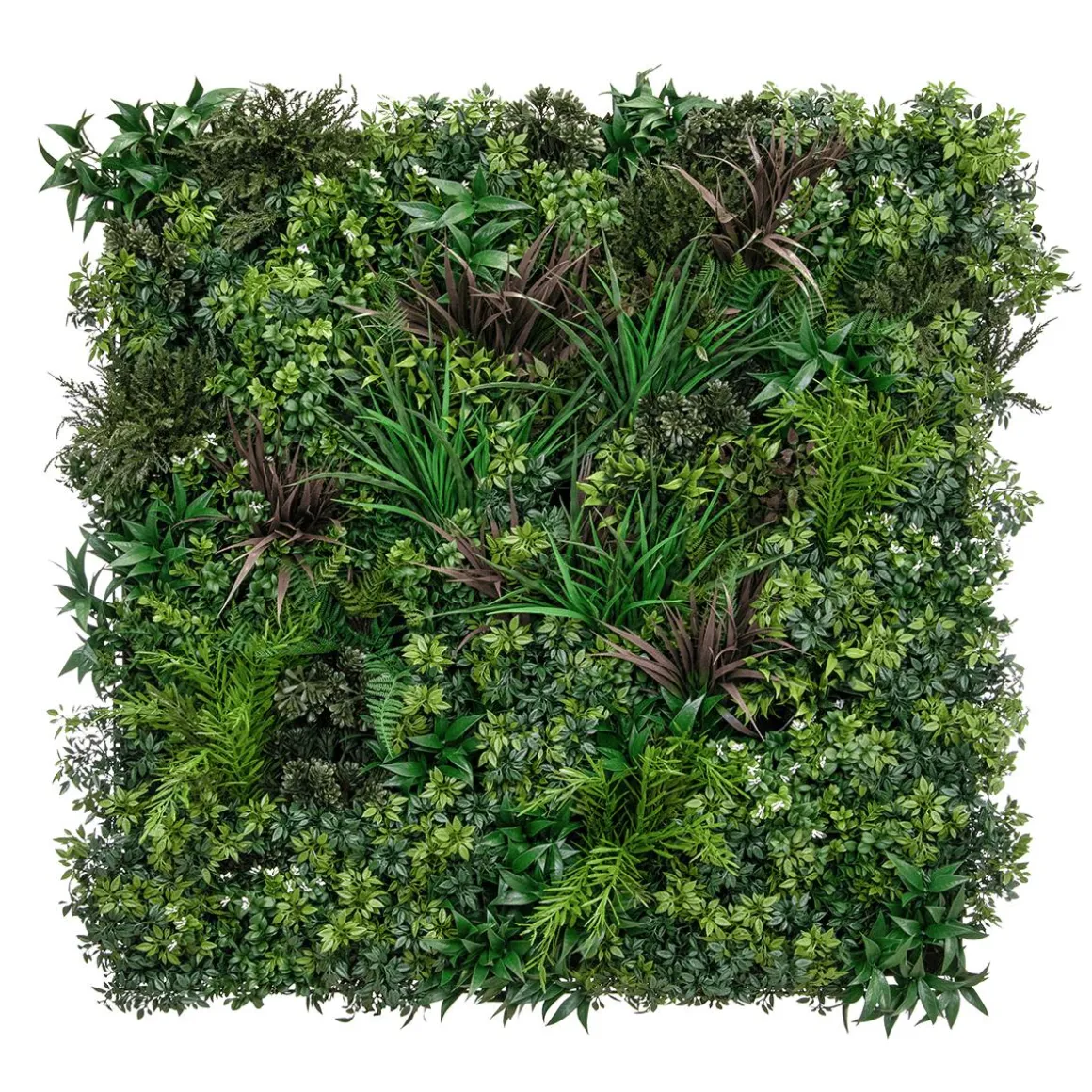 Panel De Plantas Artificiales MIX Ignífugo 1 X 1 M B1