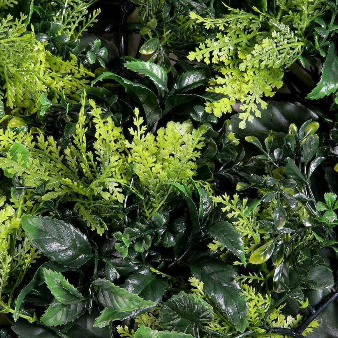 Panel De Plantas Verdes Artificiales, 50 X 50 Cm