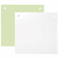 Panel Decorativo Cuadrado 50 X 50 Cm Verde Pastel/blanco
